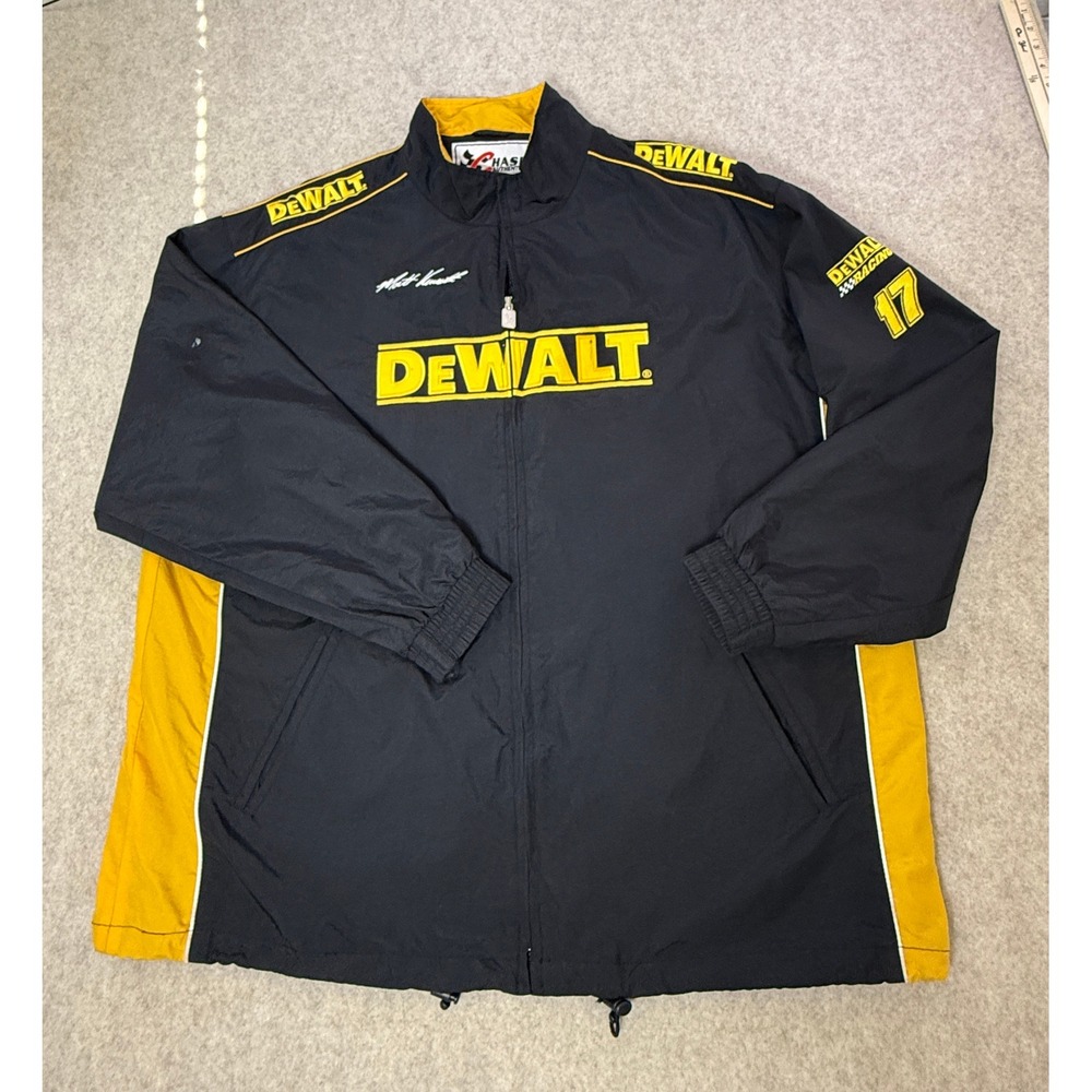 Chase Authentics Matt Kenseth DeWalt Racing Jacket 2XL Black Yellow NASCAR #17